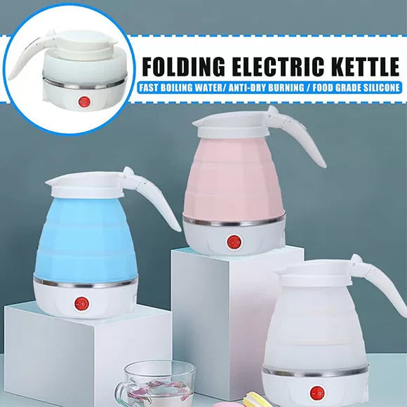Fast Water Boiling 600 Ml Portable Kettle Travel Kettle Foods Boils Quickly Silicone Small