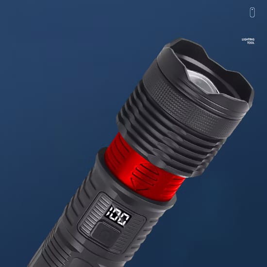 Most Powerful P50 FlashLight Flash light 5 Modes Usb Zoom Led Torch Built-