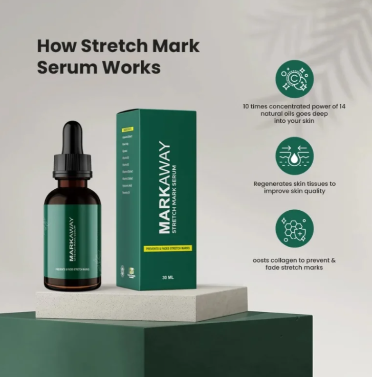 Markaway Stretch Mark Serum – Herbal Formula for Hydration