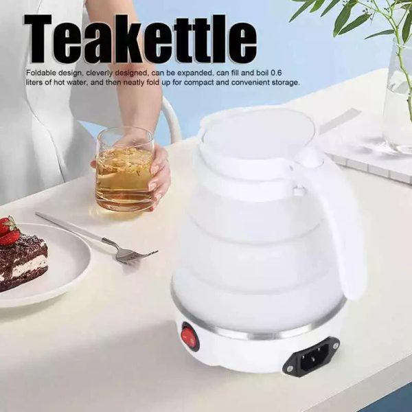 Fast Water Boiling 600 Ml Portable Kettle Travel Kettle Foods Boils Quickly Silicone Small