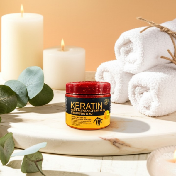 Keratin Hair Mask Treatment – Deep Repair & Strengthening