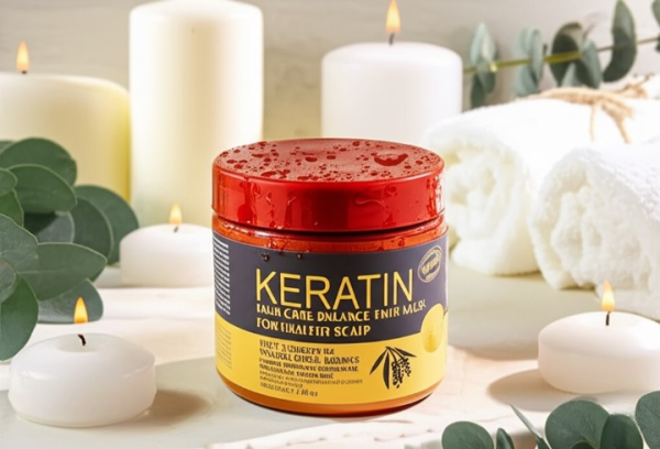 Keratin Hair Mask Treatment – Deep Repair & Strengthening