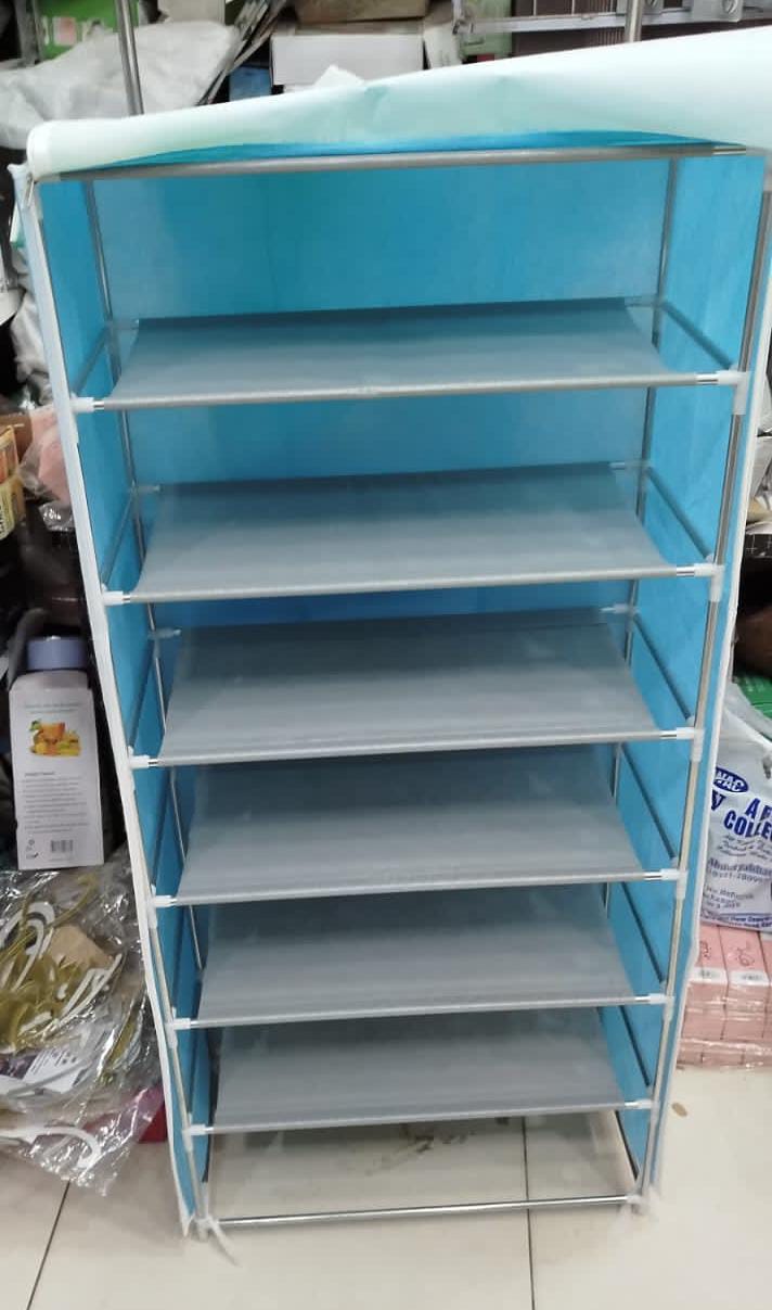 8 Layer Portable Dustproof Shoe Rack Shoe Rack Storage Closet Household