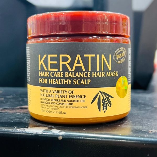 Keratin Hair Mask Treatment – Deep Repair & Strengthening